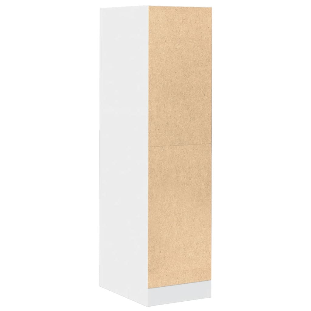 Armoire d'apothicaire blanc 30x41x118 cm en bois