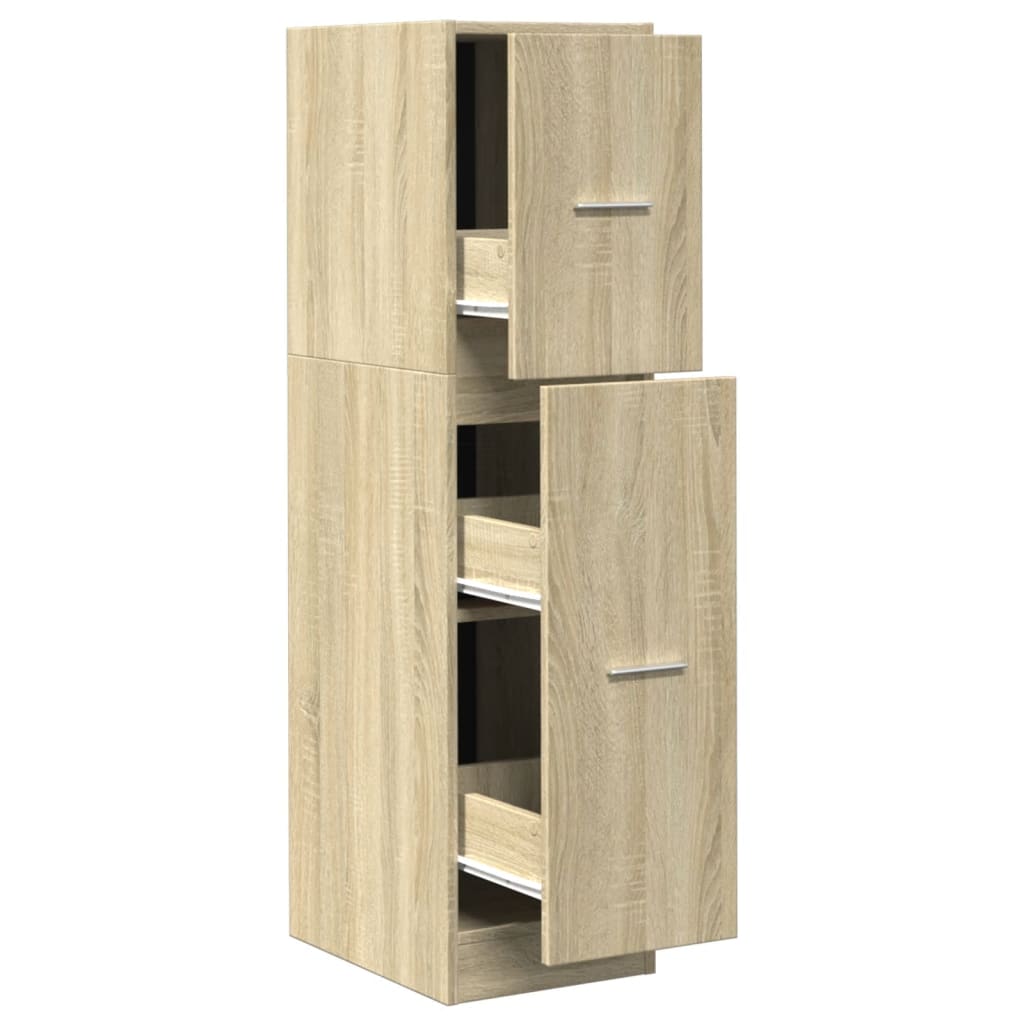 Armoire d'apothicaire chêne Sonoma 30x41x118 cm matériau bois