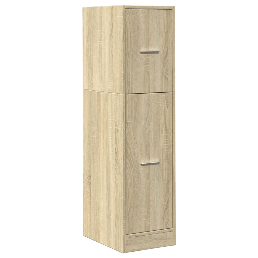 Armoire d'apothicaire chêne Sonoma 30x41x118 cm matériau bois