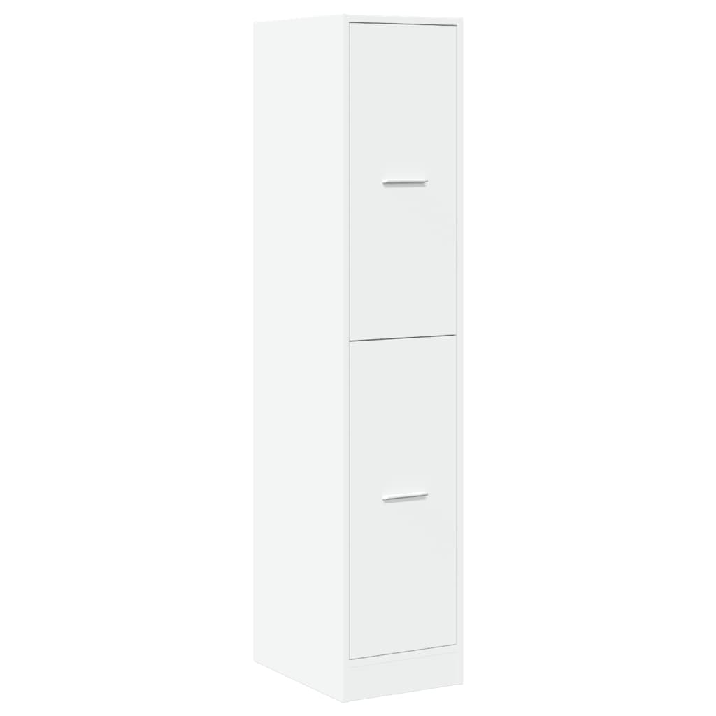 Armoire d'apothicaire blanc 30x41x144,5 cm en bois