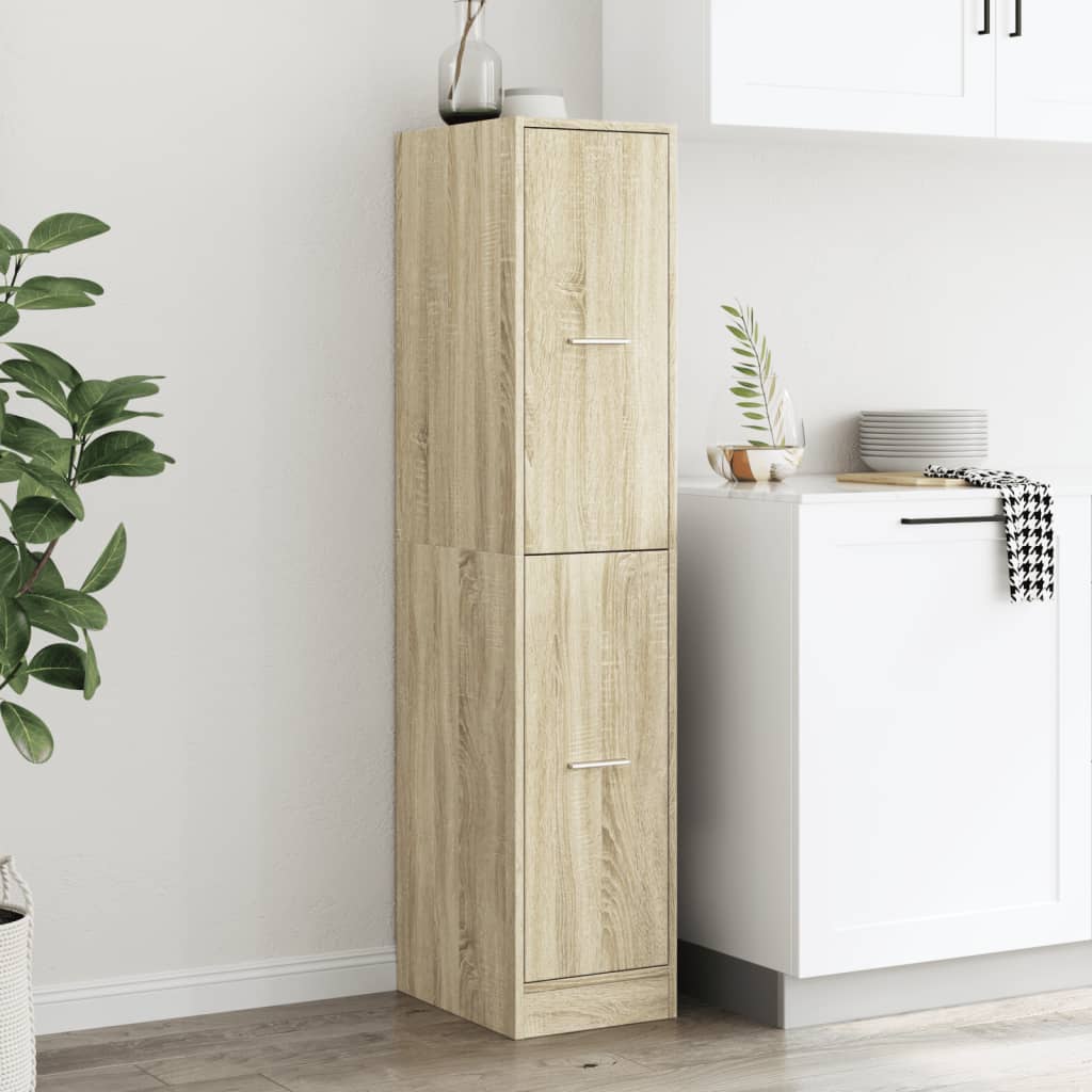 Armoire d'apothicaire chêne Sonoma 30x41x144,5 cm en bois