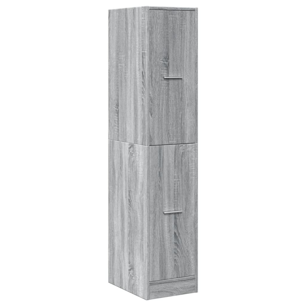 Armoire d'apothicaire gris Sonoma 30x41x144,5 cm en bois