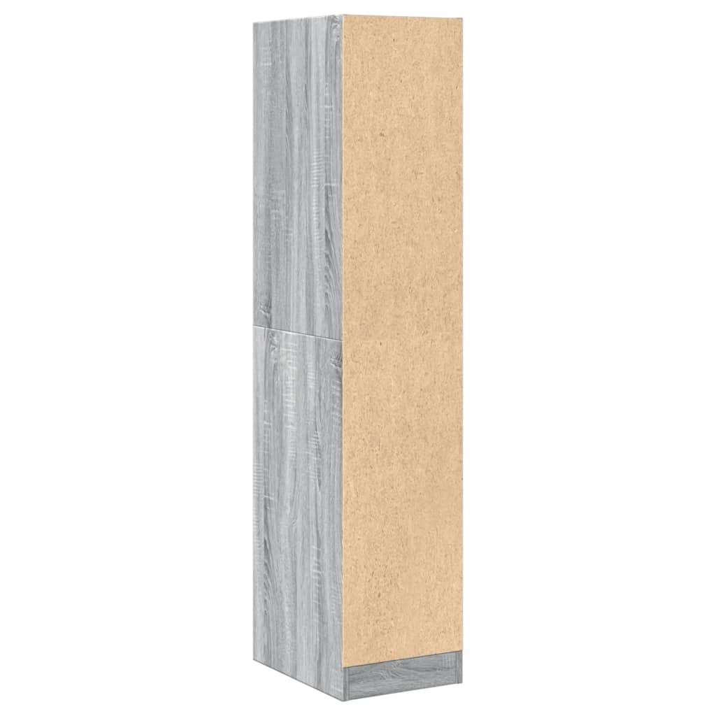 Armoire d'apothicaire gris Sonoma 30x41x144,5 cm en bois