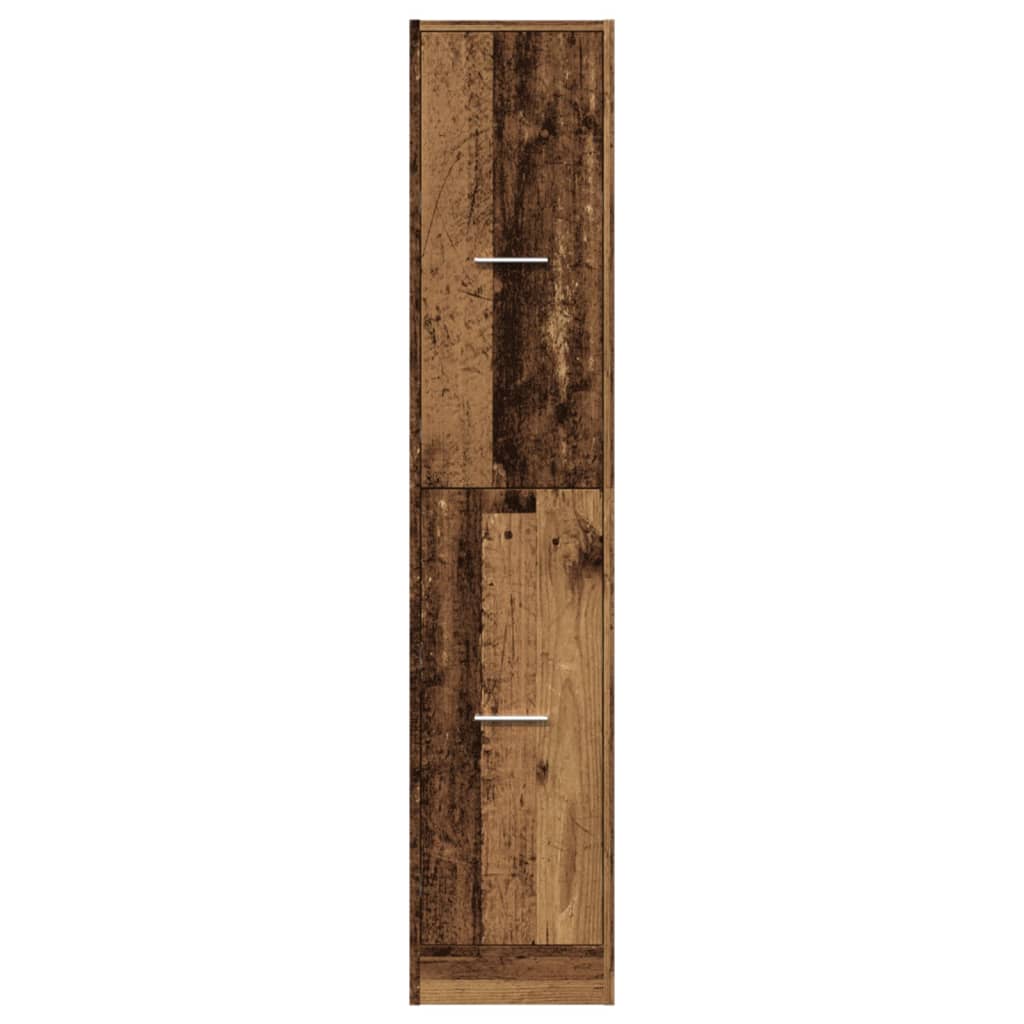 Apothekerschrank Altholz-Optik 30x41x144,5 cm Holzwerkstoff