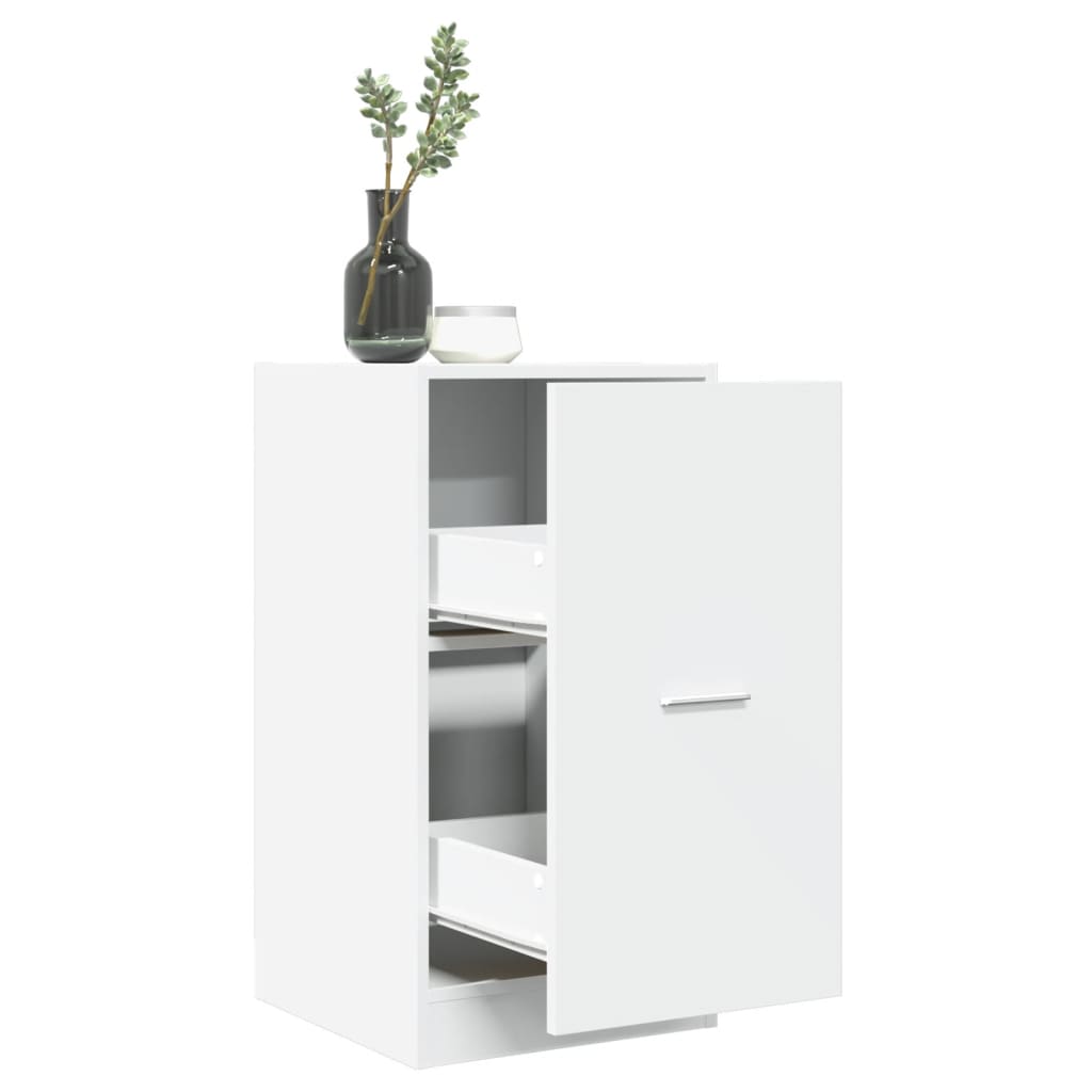 Armoire d'apothicaire blanc 40x41x77,5 cm en bois