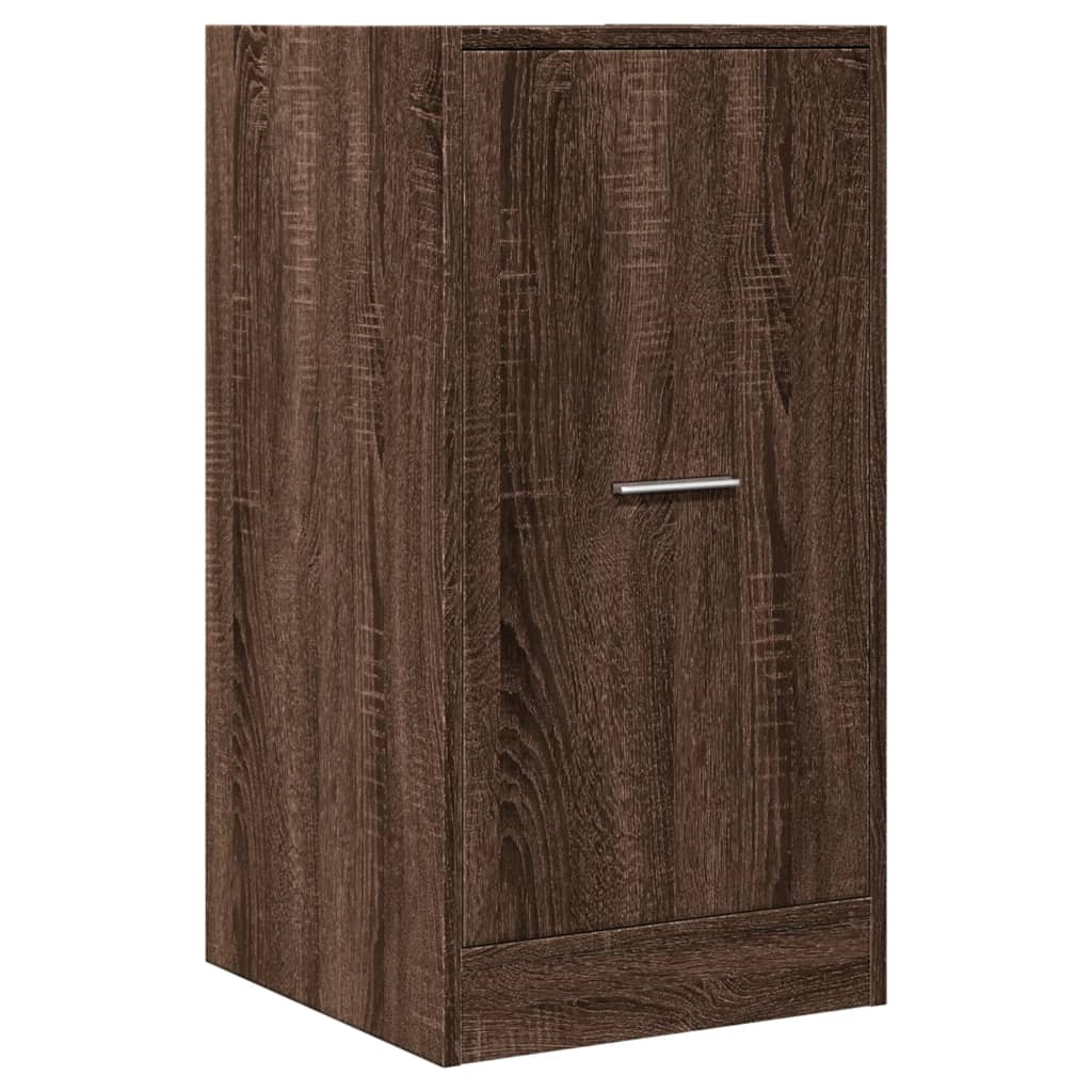 Armoire d'apothicaire aspect chêne brun 40x41x77,5 cm en bois