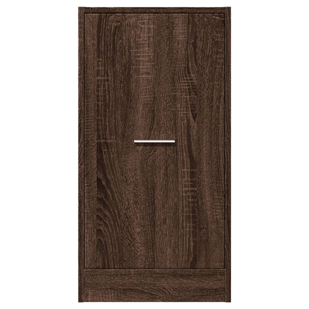 Armoire d'apothicaire aspect chêne brun 40x41x77,5 cm en bois