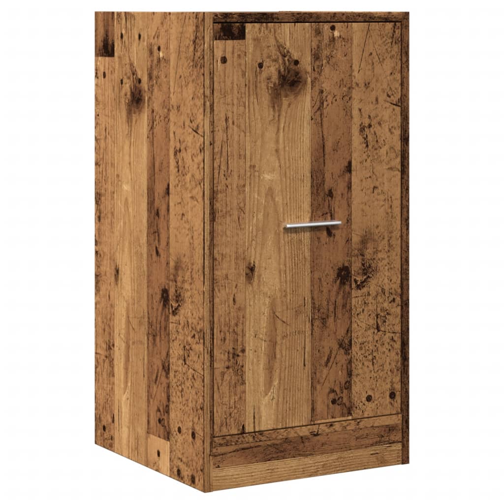 Armoire d'apothicaire aspect bois de récupération 40x41x77,5 cm en bois