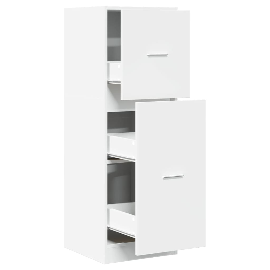 Armoire d'apothicaire blanc 40x41x118 cm en bois