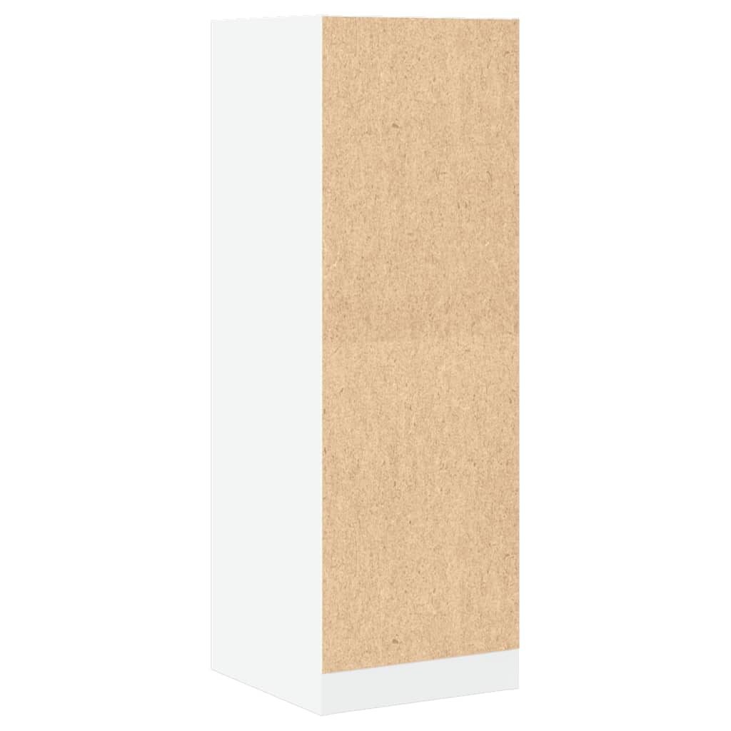 Armoire d'apothicaire blanc 40x41x118 cm en bois