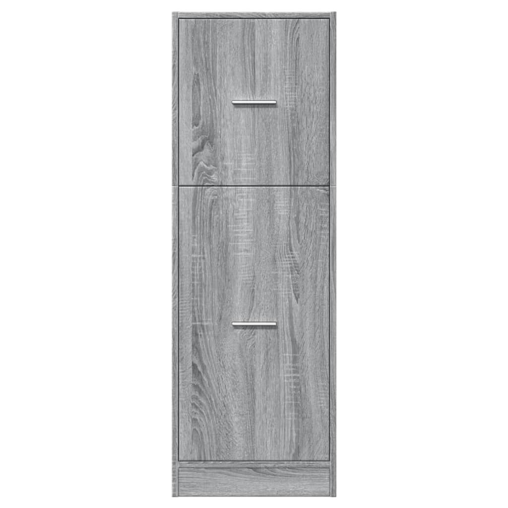 Armoire d'apothicaire gris Sonoma 40x41x118 cm en bois