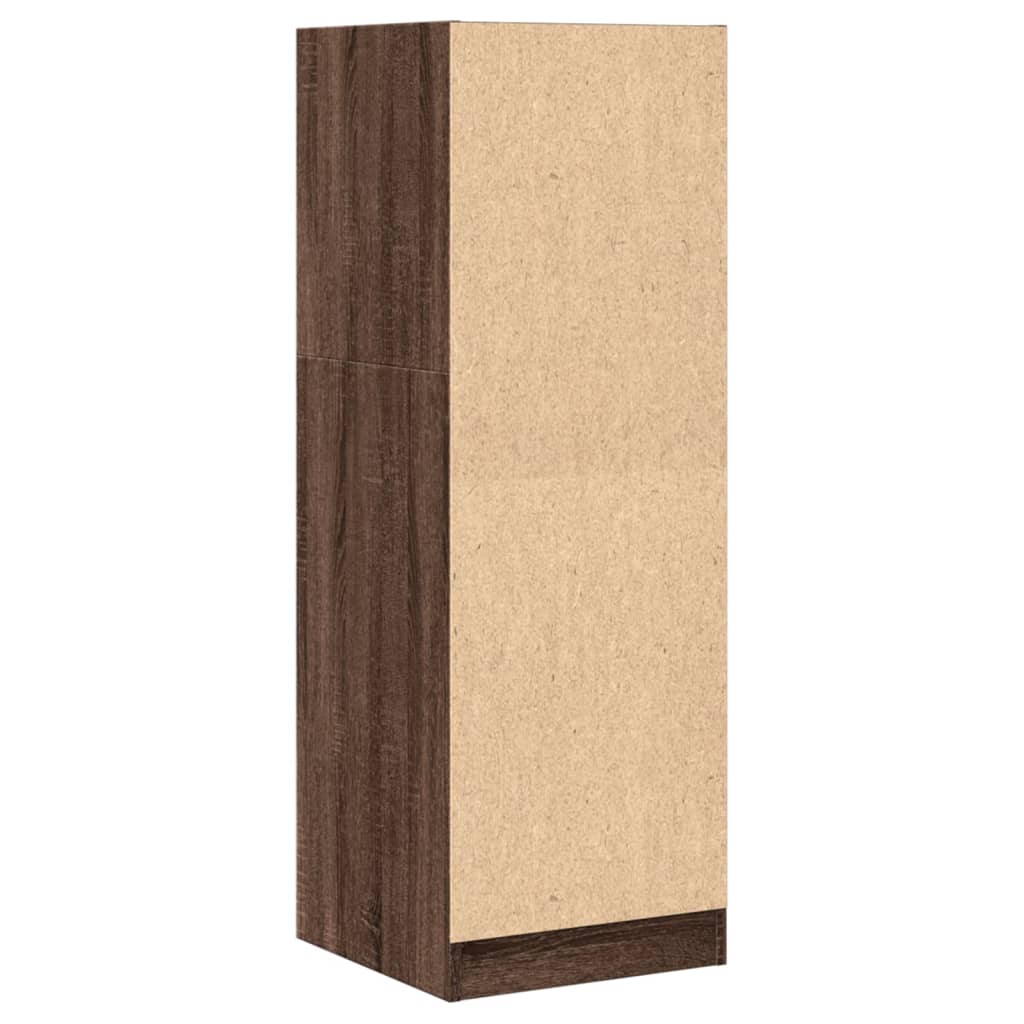 Armoire d'apothicaire aspect chêne 40x41x118 cm en bois