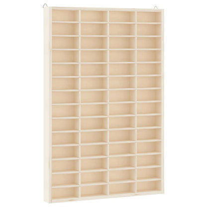 Sammlervitrine aus Holz mit 56 Fächern 40 x 4,5 x 60 cm