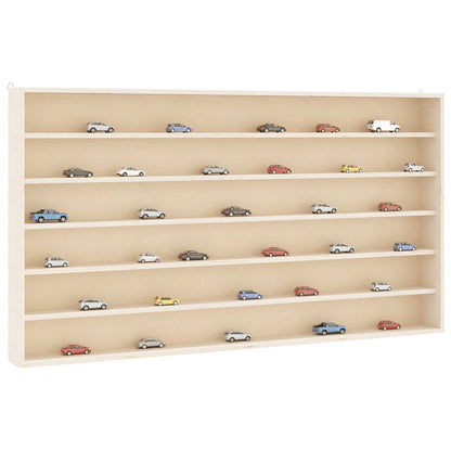 Sammlervitrine aus Holz mit 6 Regalen 100x9x55 cm