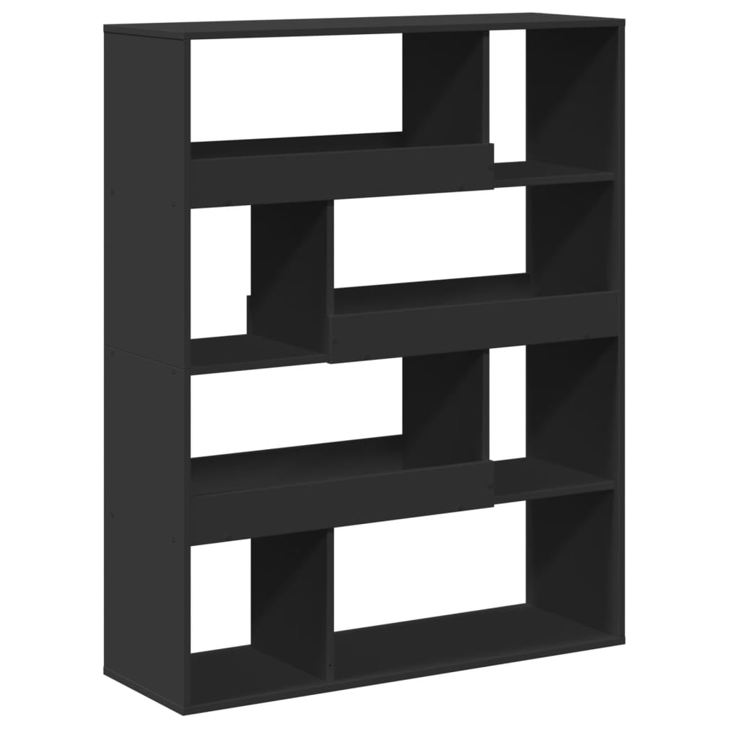 Bookshelf Black 100x33x125.5 cm wood-based material
