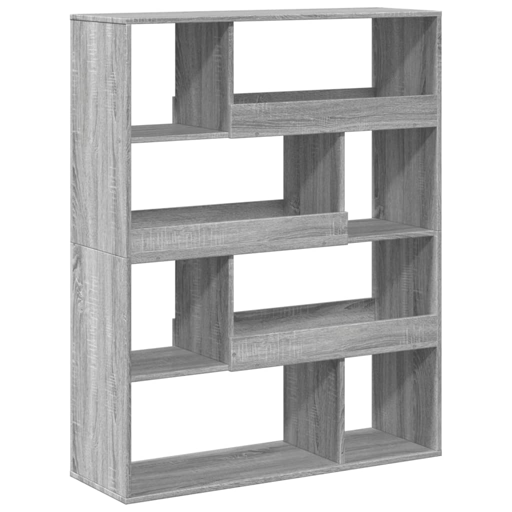 Bookshelf Grey Sonoma 100x33x125.5 cm wood material