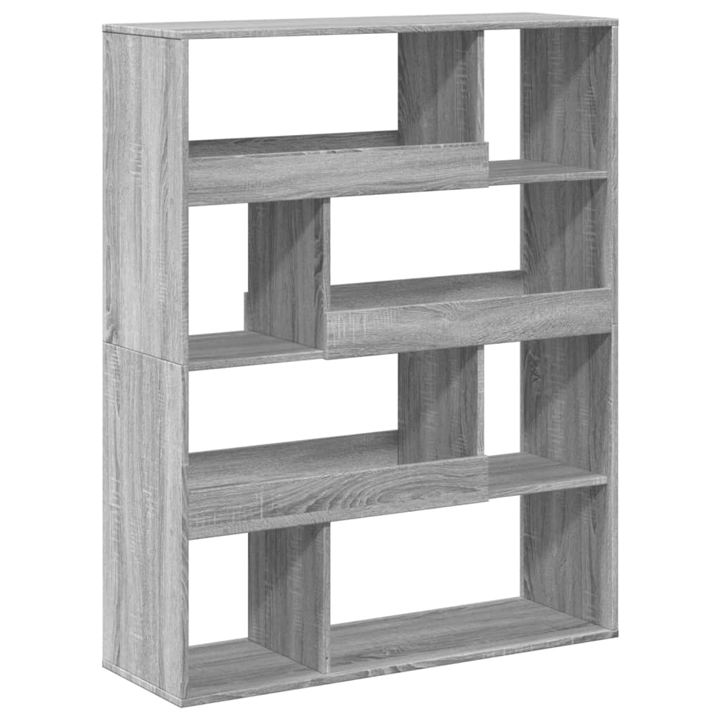 Bookshelf Grey Sonoma 100x33x125.5 cm wood material