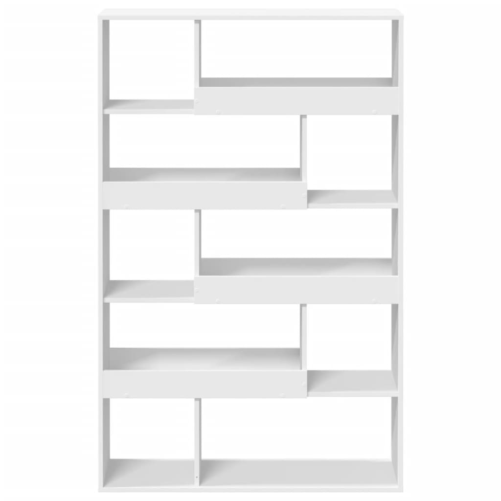Bibliothèque blanche 100x33x156,5 cm en bois
