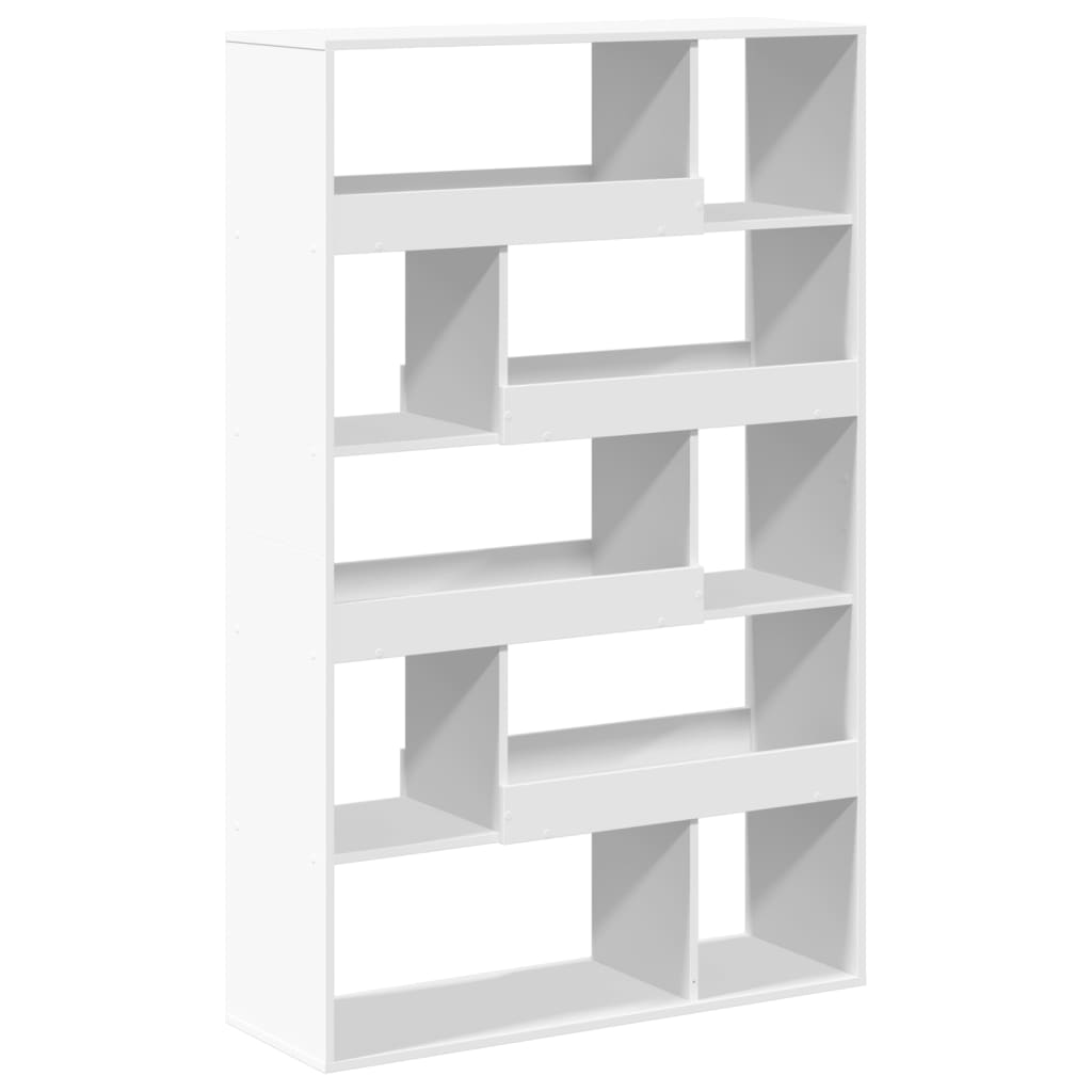 Bibliothèque blanche 100x33x156,5 cm en bois