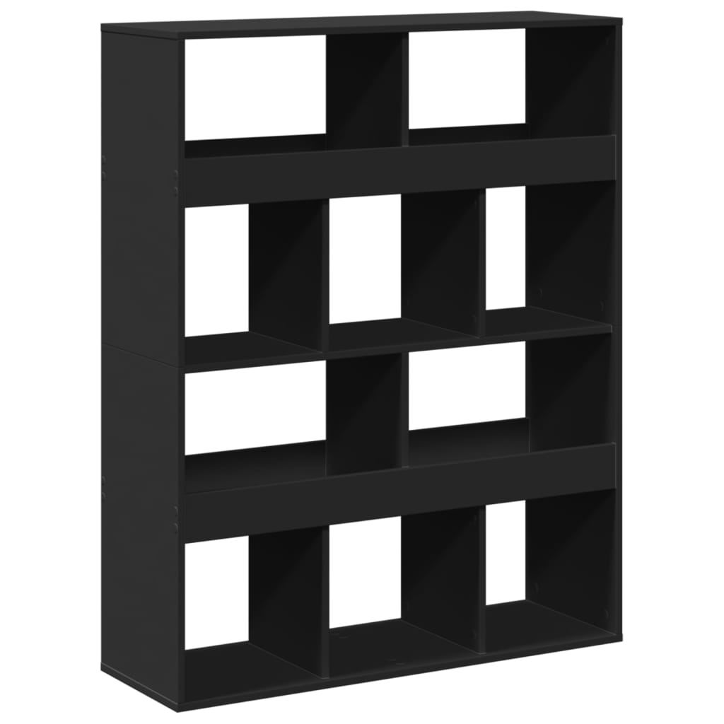 Bookshelf Black 100x33x125.5 cm wood-based material