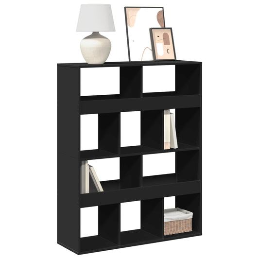 Bookshelf Black 100x33x125.5 cm wood-based material