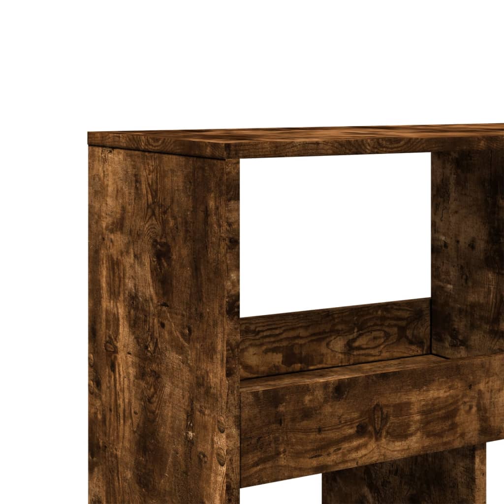 Bookshelf smoked oak 100x33x125.5 cm wood material