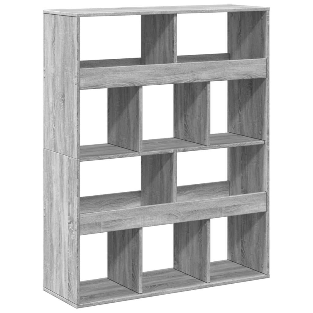 Bookshelf Grey Sonoma 100x33x125.5 cm wood material