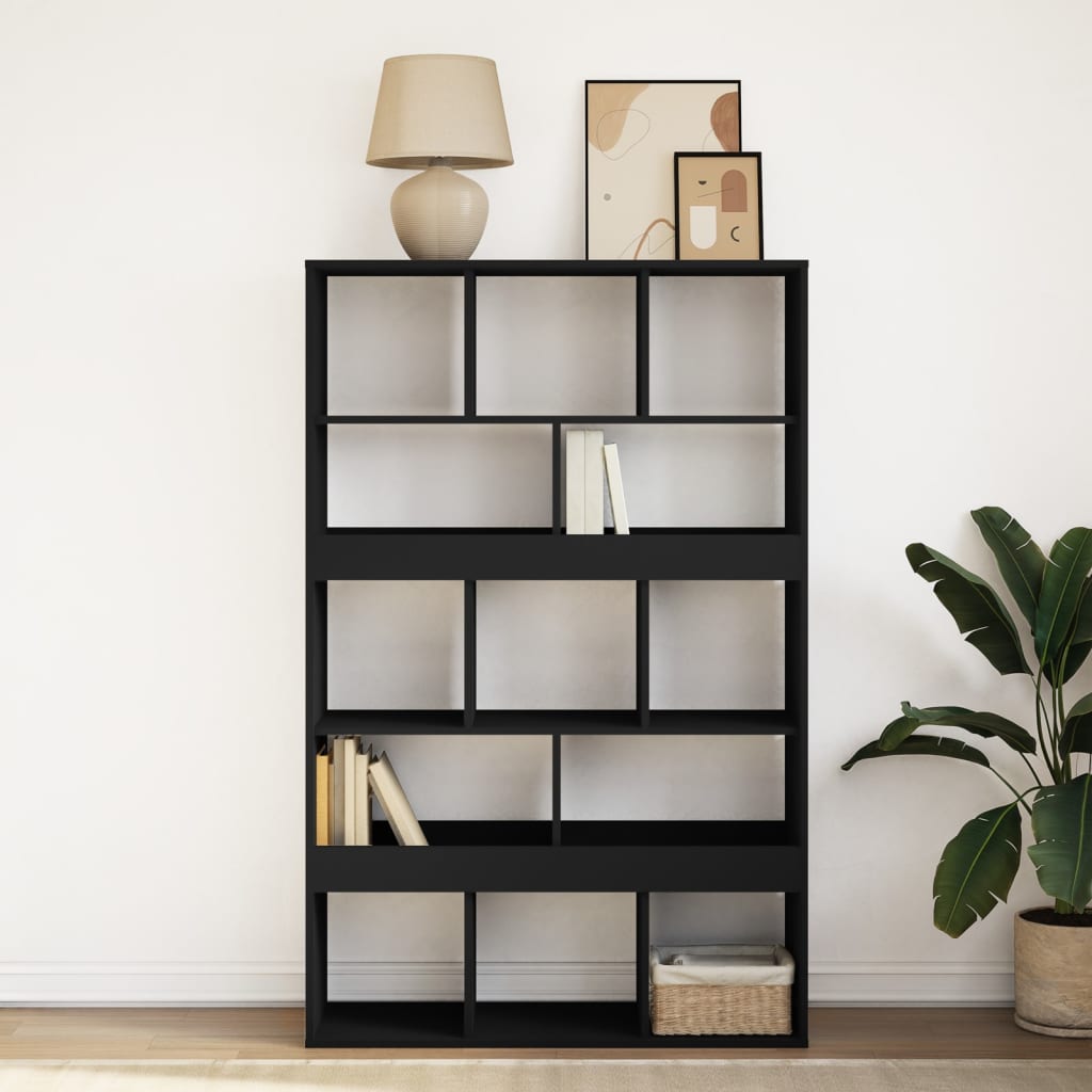 Bookshelf Black 100x33x156.5 cm Wood-based material