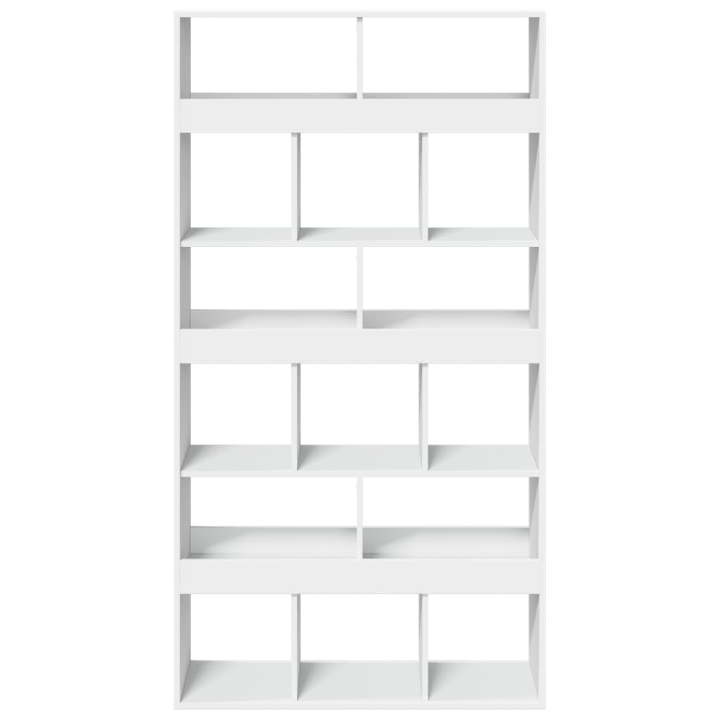 Bibliothèque blanche 100x33x187,5 cm en bois
