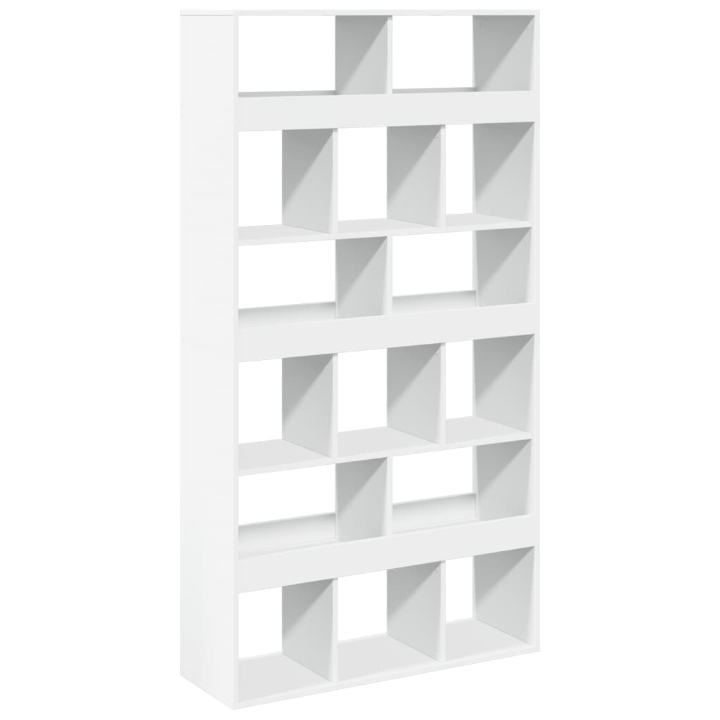 Bibliothèque blanche 100x33x187,5 cm en bois