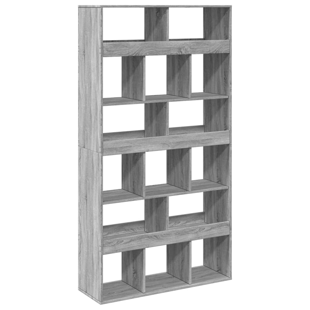 Bookshelf Grey Sonoma 100x33x187.5 cm wood material