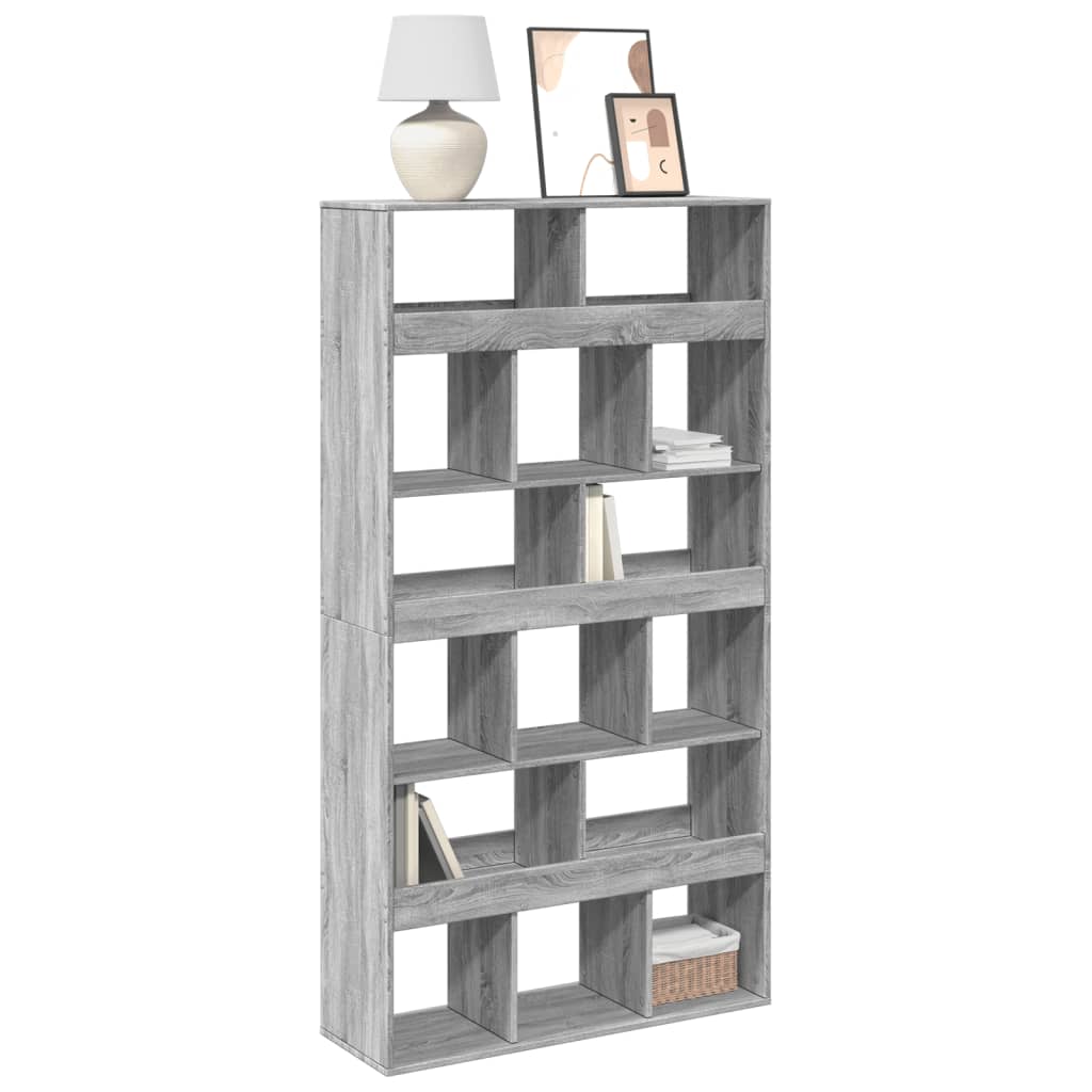 Bookshelf Grey Sonoma 100x33x187.5 cm wood material