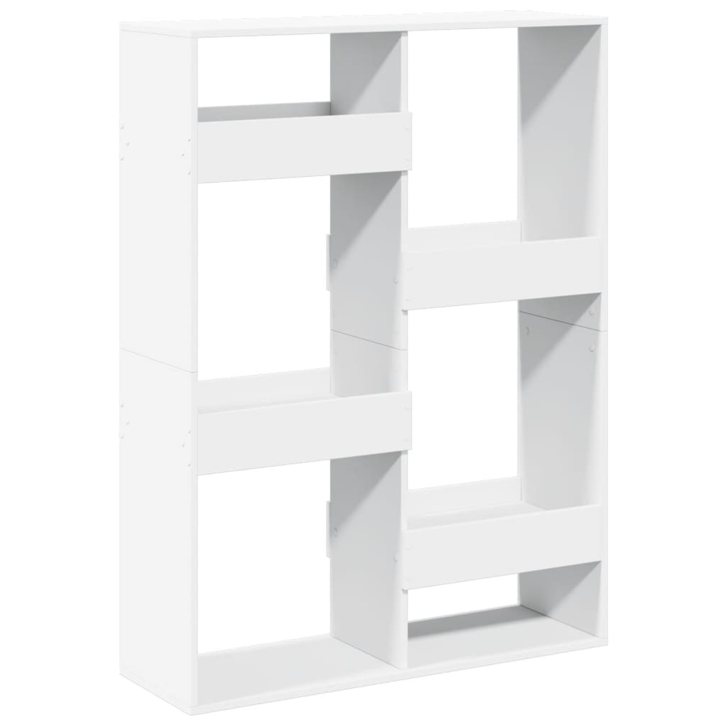 Bibliothèque blanche 100x33x135 cm en bois