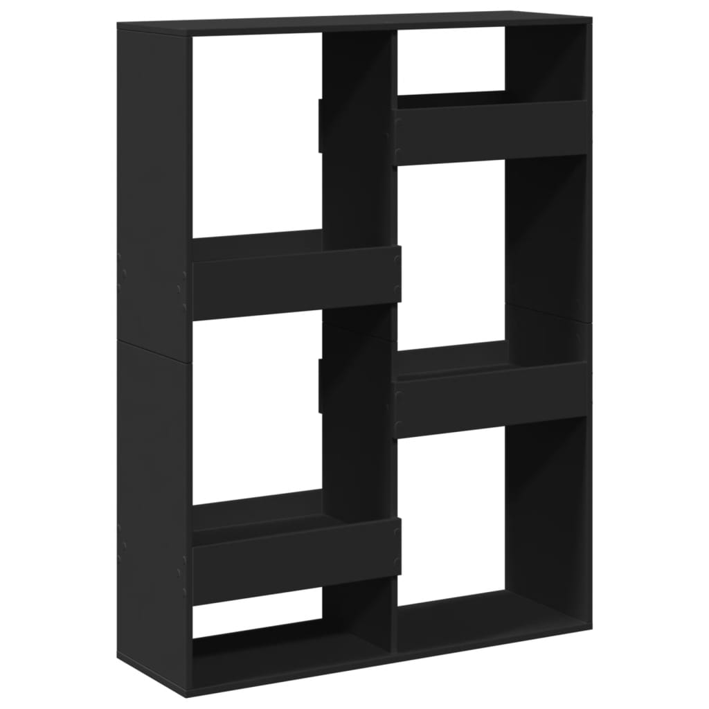 Bookshelf Black 100x33x135 cm wood-based material