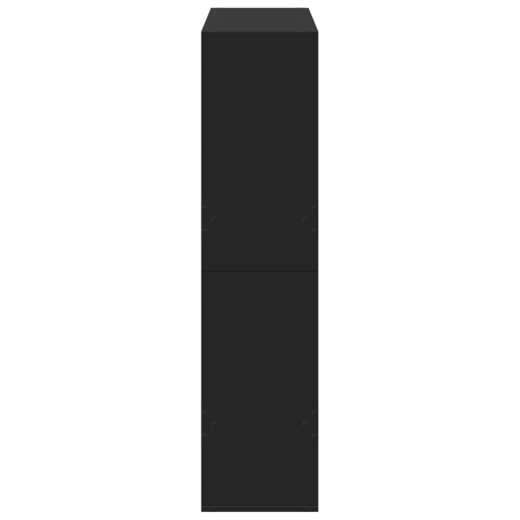 Bookshelf Black 100x33x135 cm wood-based material