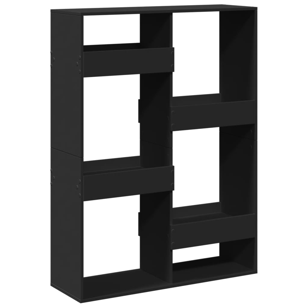 Bookshelf Black 100x33x135 cm wood-based material