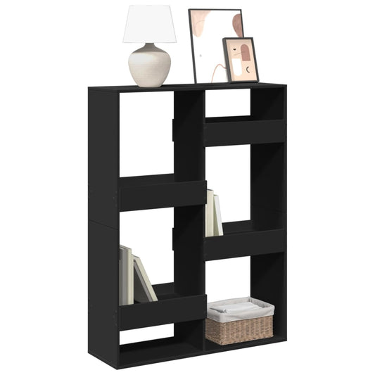 Bookshelf Black 100x33x135 cm wood-based material