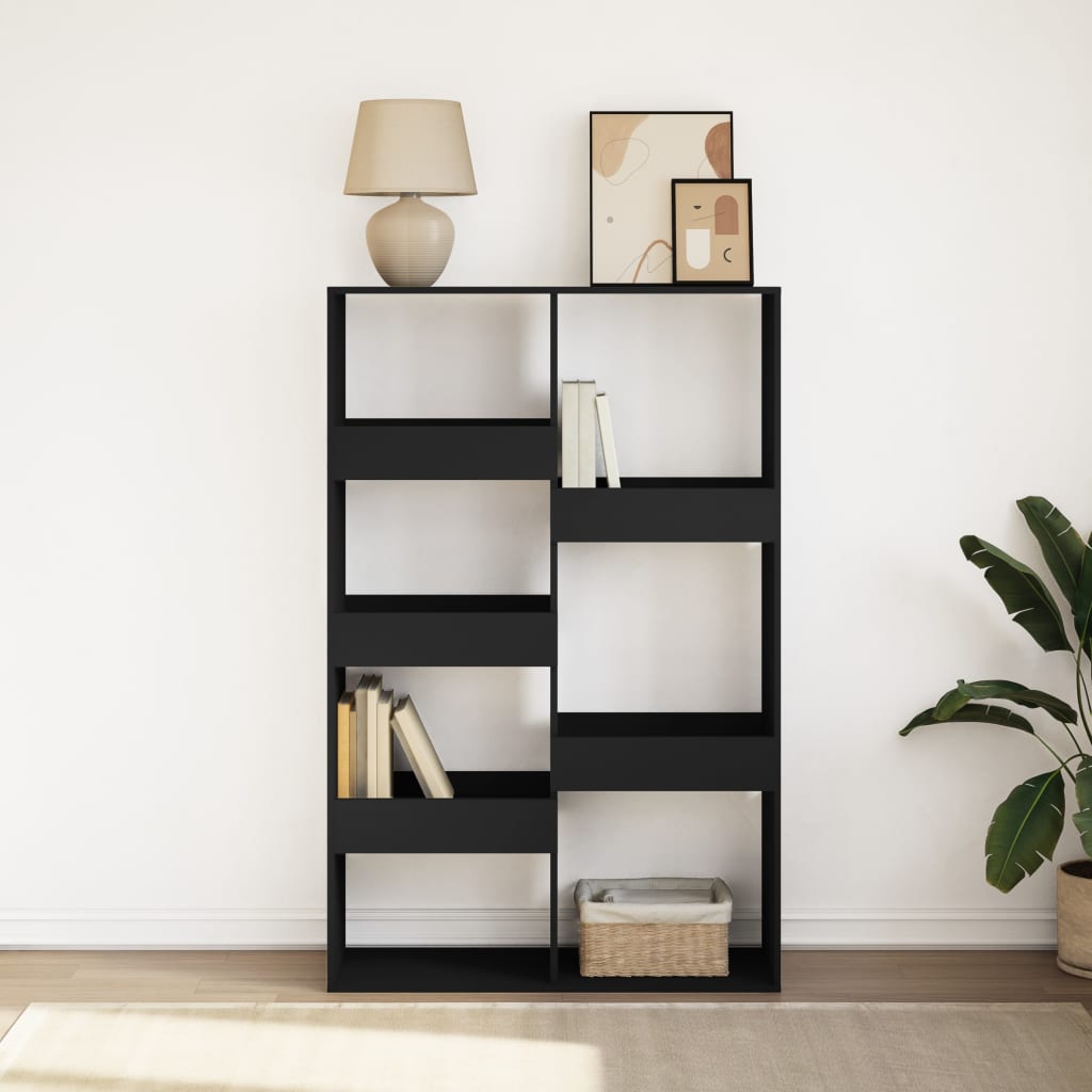 Bookshelf Black 100x33x155.5 cm wood-based material
