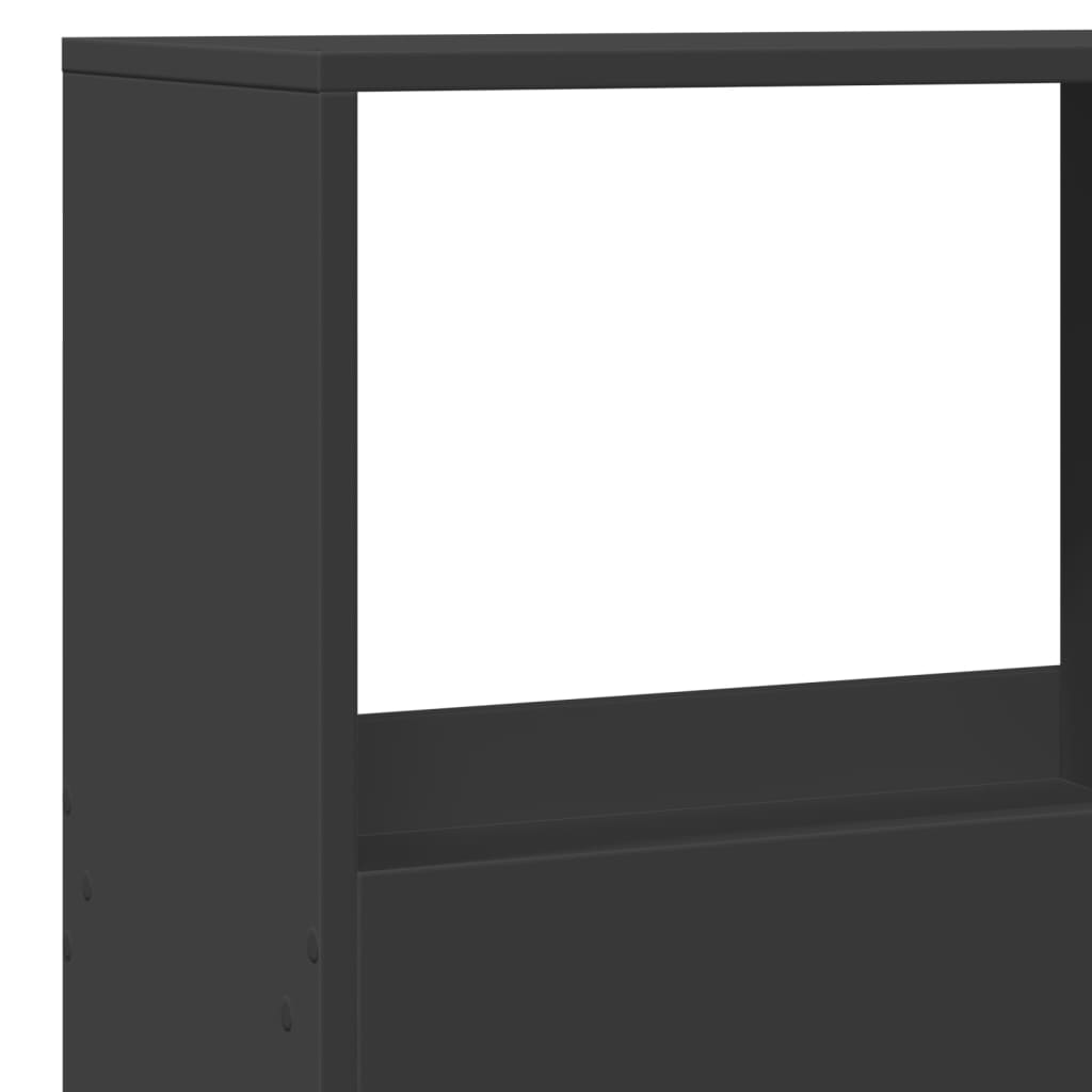 Bookshelf Black 100x33x155.5 cm wood-based material