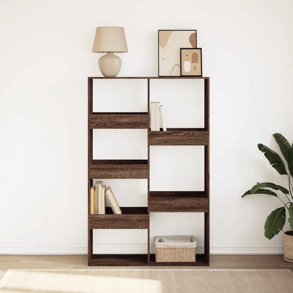 Bookshelf oak look 100x33x155.5 cm wood material