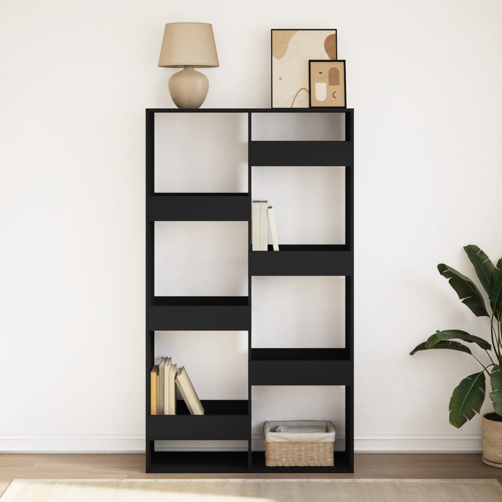 Bookshelf Black 100x33x175 cm wood-based material