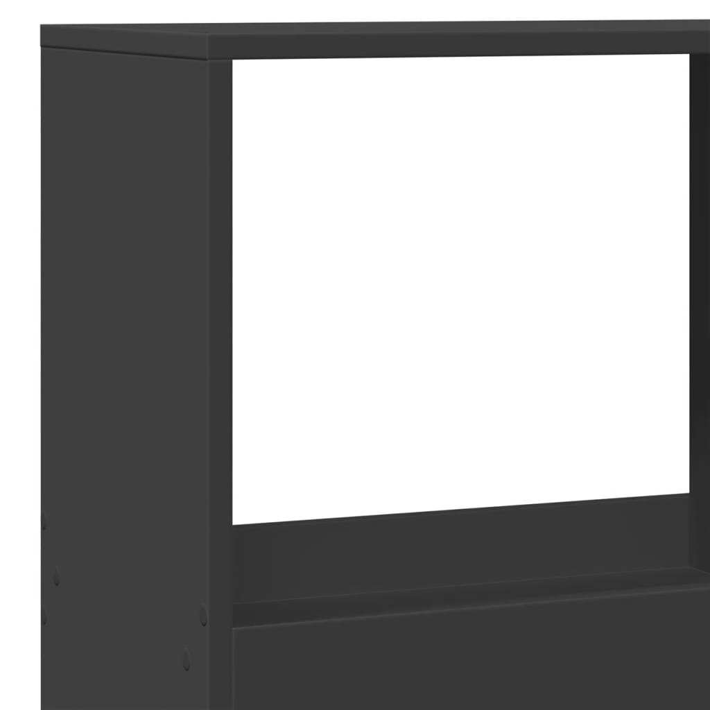 Bookshelf Black 100x33x175 cm wood-based material