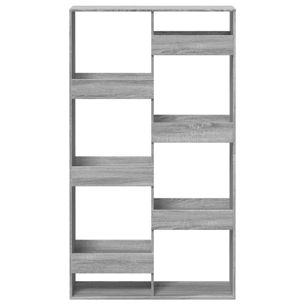 Bookshelf Grey Sonoma 100x33x175 cm wood material