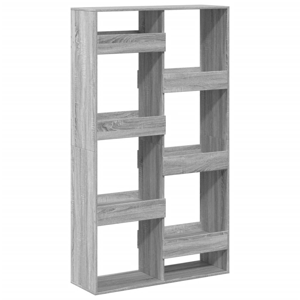 Bookshelf Grey Sonoma 100x33x175 cm wood material