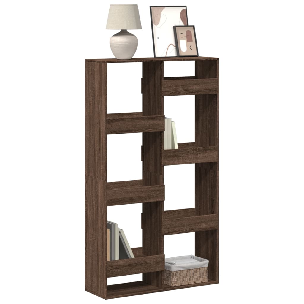 Bookshelf oak look 100x33x175 cm wood material