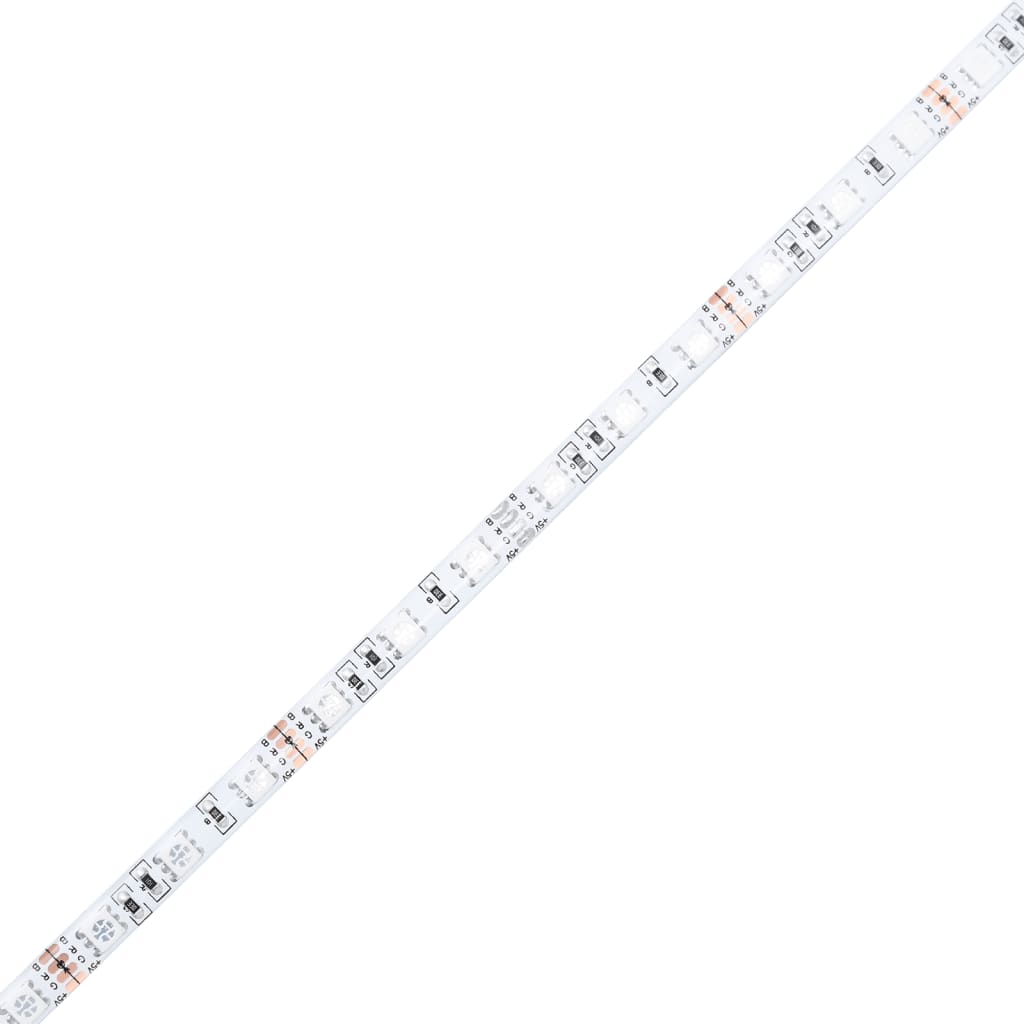 LED-Schreibtisch Betongrau 140x55x91 cm Holzwerkstoff