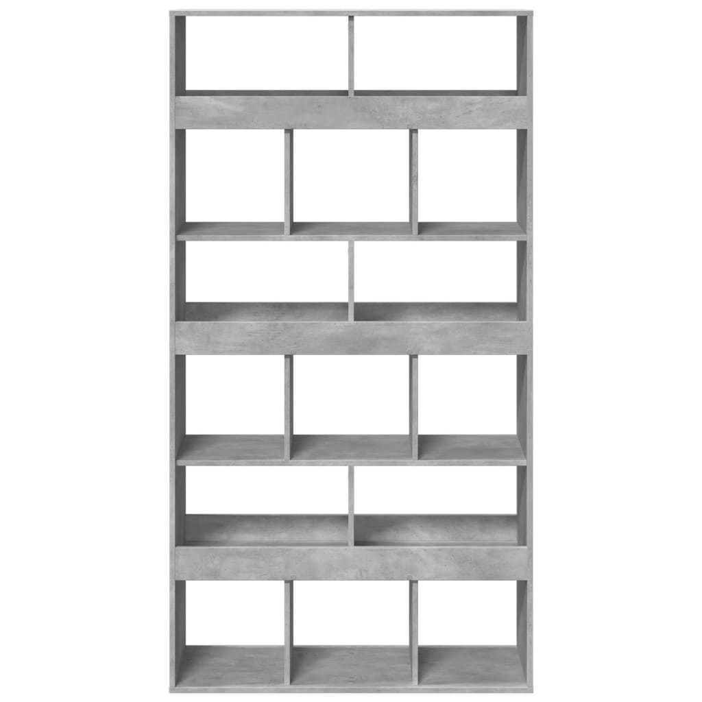 Raumteiler Betongrau 100x33x187,5 cm Holzwerkstoff