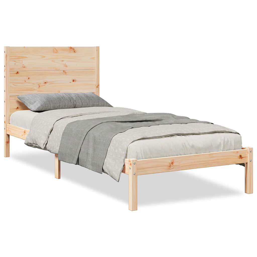 Massivholzbett Extra Lang ohne Matratze 90x210 cm