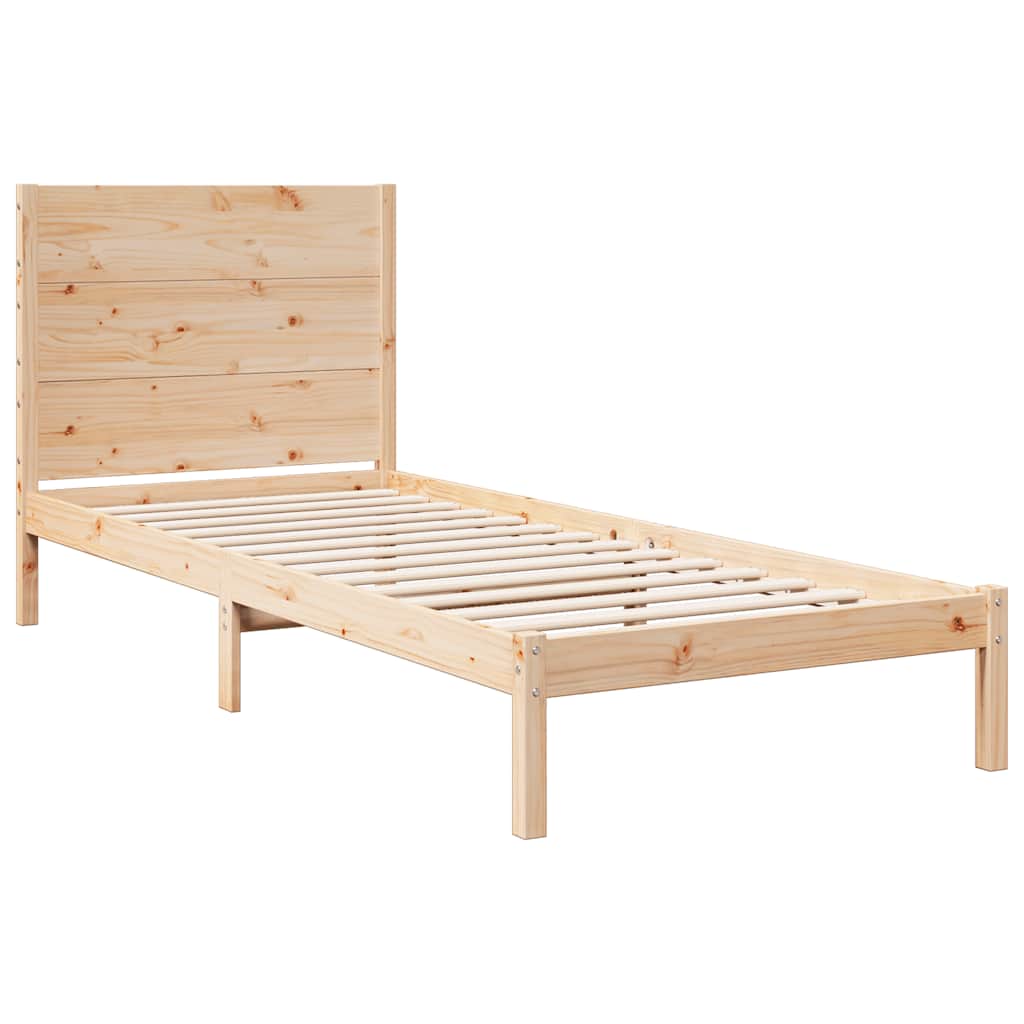 Massivholzbett Extra Lang ohne Matratze 90x210 cm