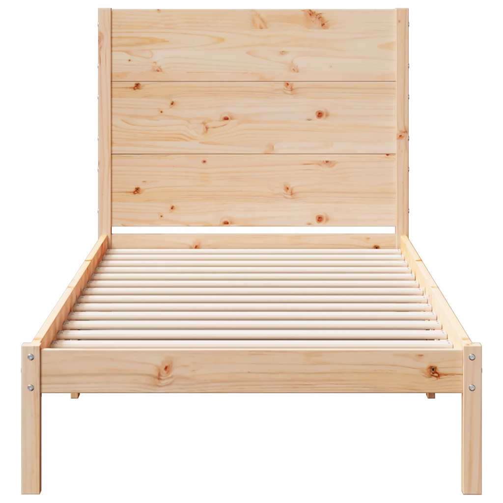 Massivholzbett Extra Lang ohne Matratze 90x210 cm